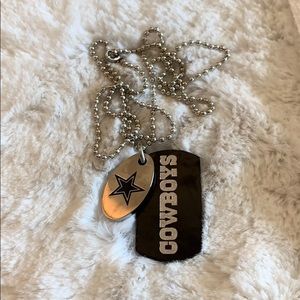 Brand New NFL Dallas Cowboy Dog Tag Necklace
